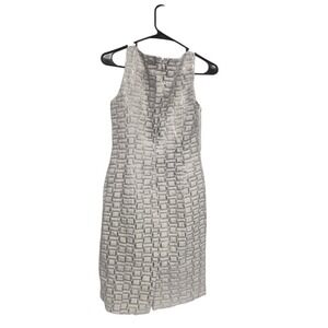 Lauren Ralph Lauren Sheath Dress Cream  COCKTAIL PARTY Women's Size 4